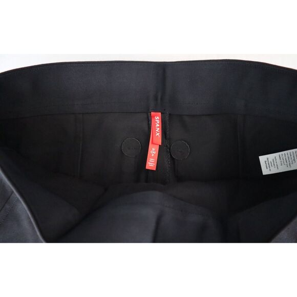 SPANX 20365R Women's Sz Small Classic Black Polished Ankle Slim Pants - Picture 3 of 9